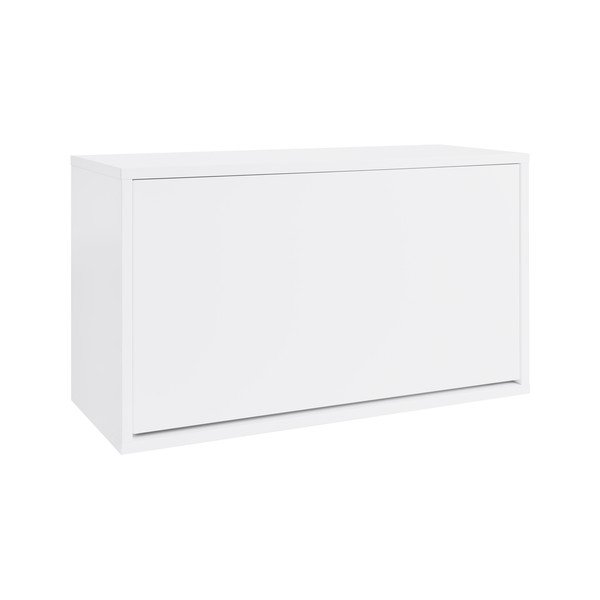 Biała uchylna/wisząca szafka na buty 70x30x40 cm – ReCollector