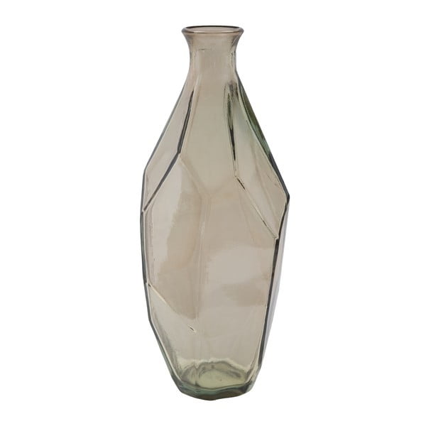 Szary wazon ze szkła z recyklingu Mauro Ferretti Stone, ⌀ 12 cm