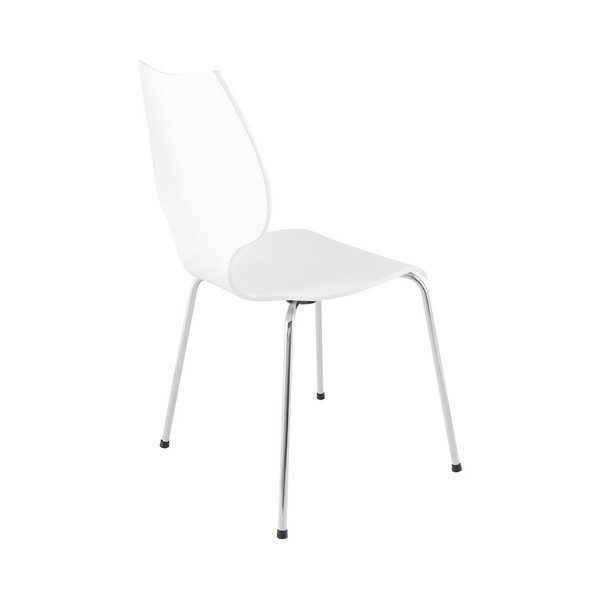 Białe krzesło do jadalni Kokoon Design Elipse-image-3