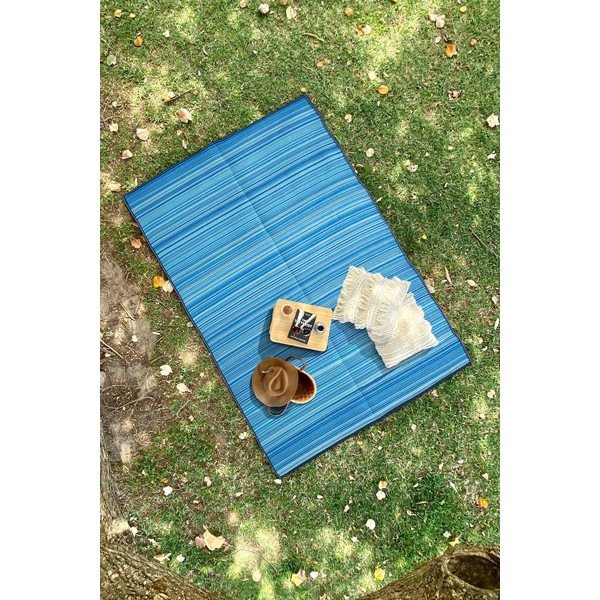 Niebieski koc piknikowy 150x210 cm – Oyo Concept-image-1