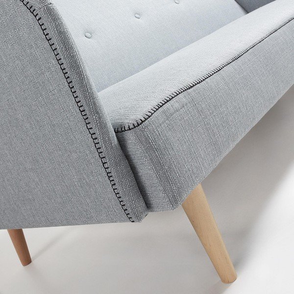 Jasnoszara sofa rozkładana Kave Home Kail-image-2