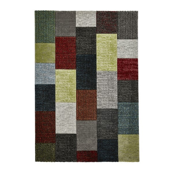 Kolorowy dywan z geometrycznym wzorem Think Rugs Brooklyn, 120x170 cm