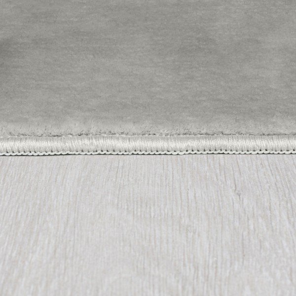 Jasnoszary okrągły dywan 133x133 cm – Flair Rugs-image-4