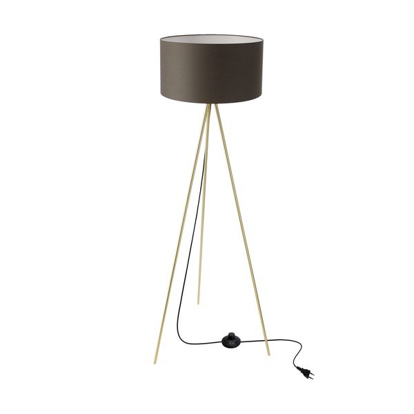 Lampa stojąca z tekstylnym kloszem (wysokość 144 cm) Vanti – Candellux Lighting