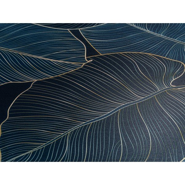 Niebieska wolnoopadająca deska sedesowa Wenko Big Leaves, 38x45 cm-image-1