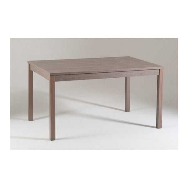 Szary drewniany stół rozkładany Castagnetti Top, 140 cm