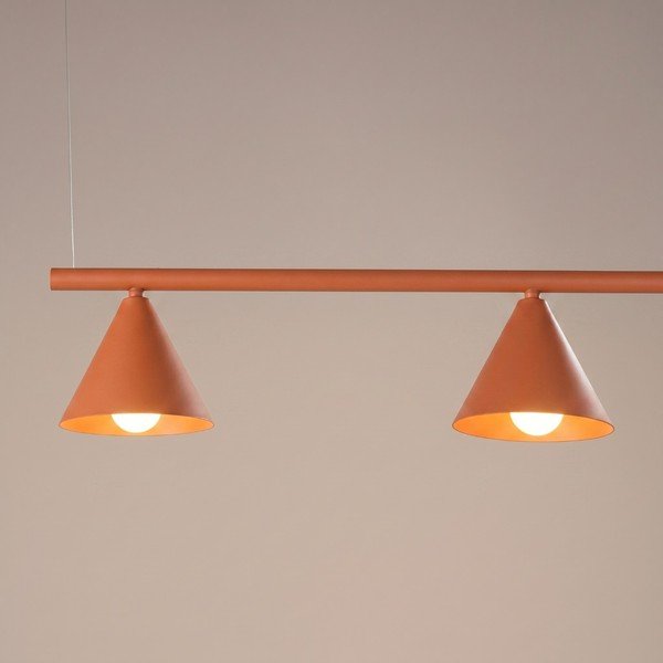 Ceglasta stalowa lampa wisząca Zylo – Sollux-image-2