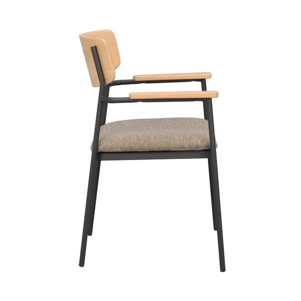 Beżowo-naturalne krzesła zestaw 2 szt. Maymont – Rowico-image-3