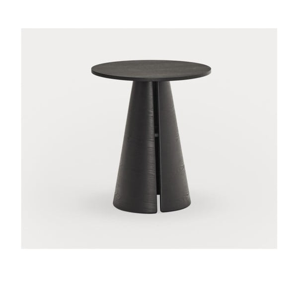 Okrągły stół z blatem w dekorze jesionu ø 65 cm Cep – Teulat-image-4