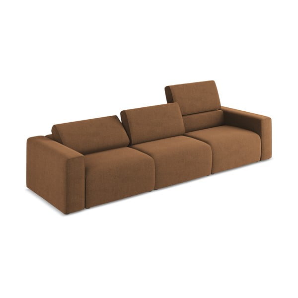 Brązowa sofa modułowa 314 cm Kalea – Makamii-image-1