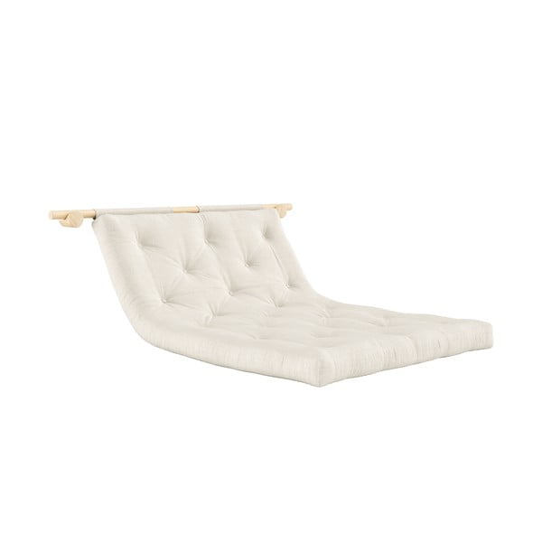 Lniana rozkładana sofa w naturalnym kolorze 135 cm Hooked – Karup Design-image-3