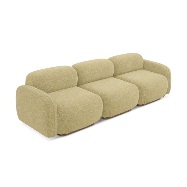 Żółta sofa modułowa 270 cm Ailani – Makamii-image-3