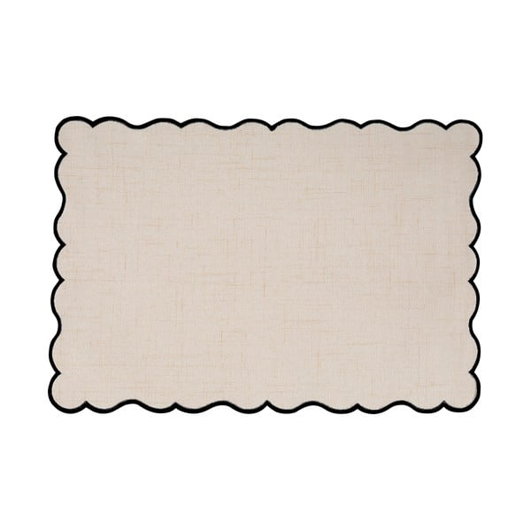 Mata stołowa z mieszanki lnu 30x43 cm Noura – Tiseco Home Studio