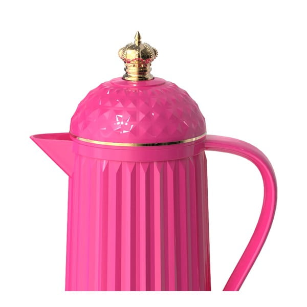 Różowy termos 920 ml Crown  – PT LIVING-image-2