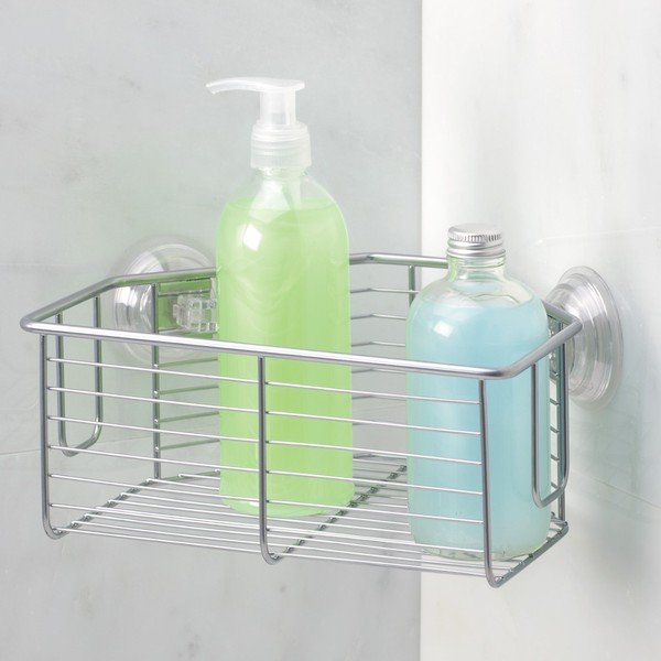Narożny koszyk z przyssawkami iDesign Sunction Classico-image-2