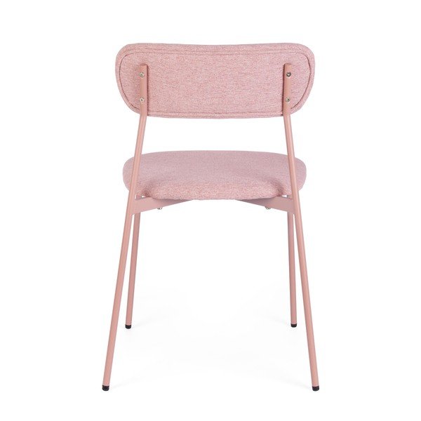 Różowe tapicerowane krzesło Inka – Yes Everyday-image-4