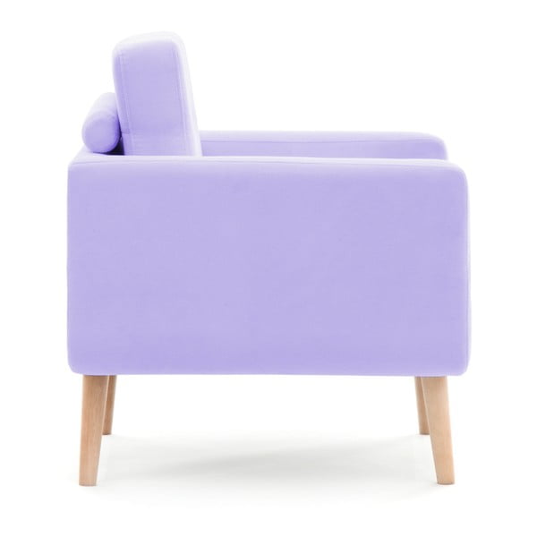 Pastelowo-fioletowy fotel Vivonita Ina-image-4