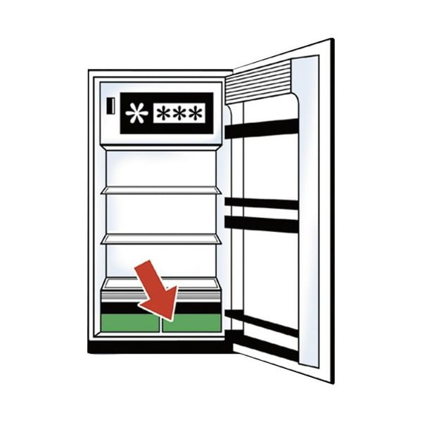 Mata do lodówki zachowująca świeżość produktów Wenko Flatie-image-2