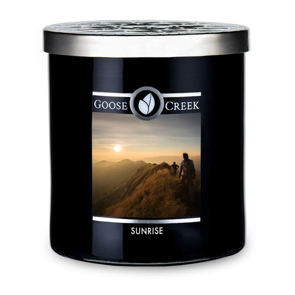 Świeczka zapachowa w szklanym pojemniku Goose Creek Men's Collection Sunrise, 50 godz. palenia