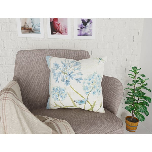 Poszewka na poduszkę Vitaus Russado Azul Dos, 43x43 cm-image-1