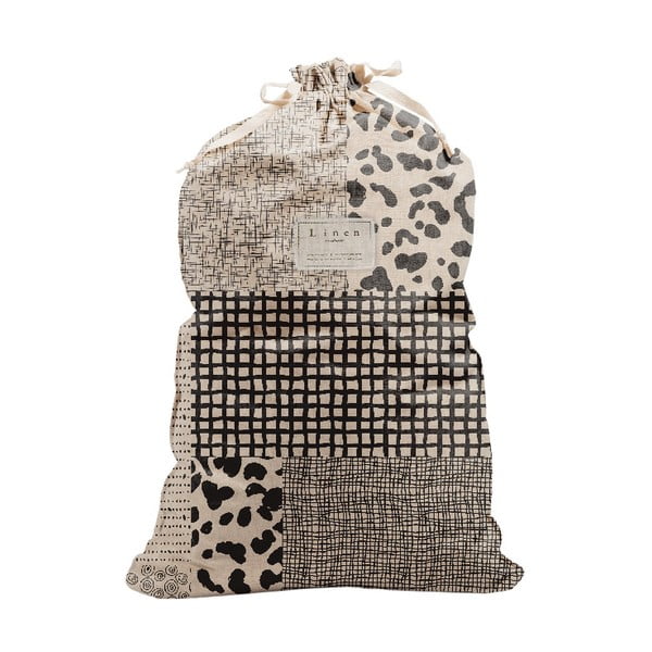 Worek na pranie Really Nice Things Bag Leopard, wys. 75 cm