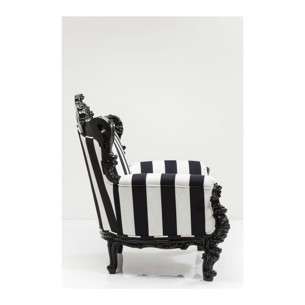 Czarno-biały fotel Kare Design Mink-image-1