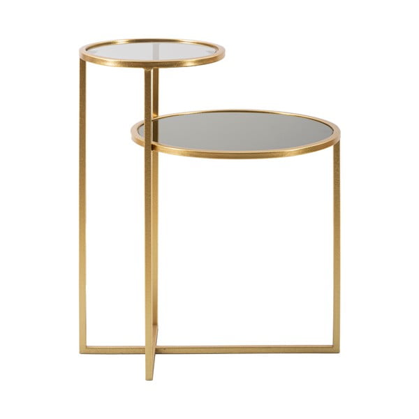 Okrągły stolik w kolorze złota 40x50 cm – Mauro Ferretti
