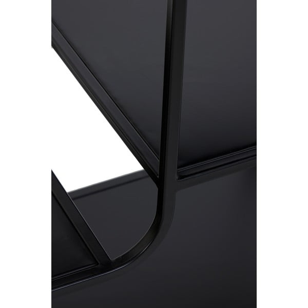 Czarny metalowy regał 141x81,5 cm Winston – Light & Living-image-1