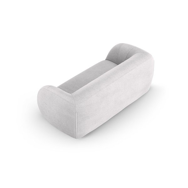 Jasnoszara sofa z materiału bouclé 210 cm Essen – Cosmopolitan Design-image-3