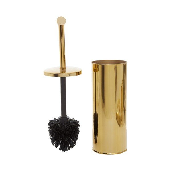 Szczotka do WC ze stali nierdzewnej w kolorze złota Allegra – Premier Housewares-image-1