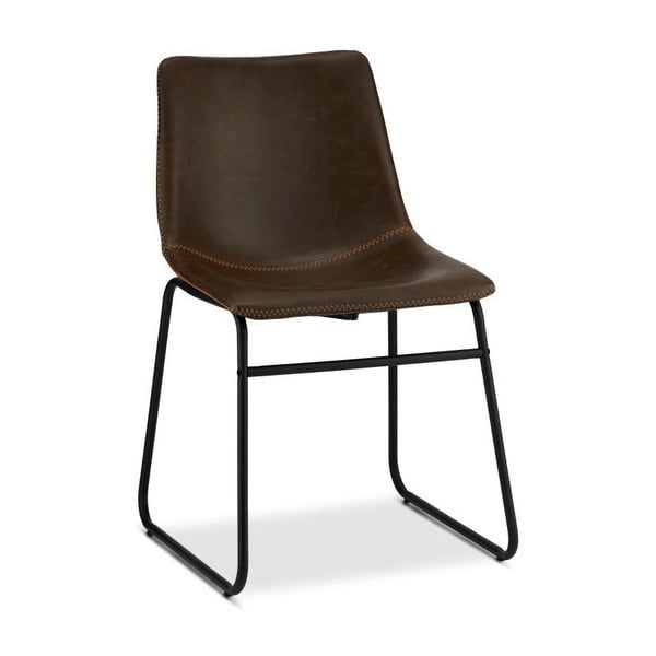 Ciemnobrązowe krzesła zestaw 2 szt. Indiana – Furnhouse