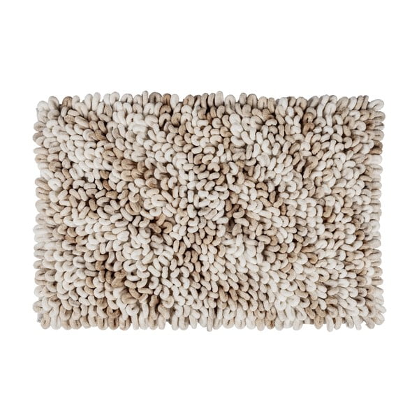 Beżowy tekstylny dywanik łazienkowy 60x90 cm Lerici – Wenko