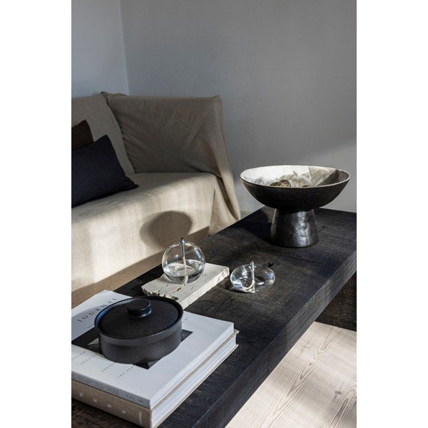 Czarno-kremowa kamionkowa misa ø 31,5 cm By Hand  – Mette Ditmer Denmark-image-2