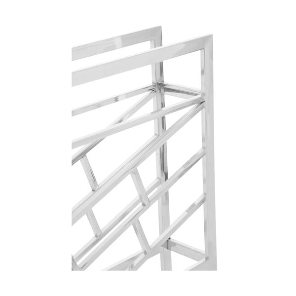 Metalowy regał na wino w kolorze srebra z połyskiem liczba butelek 12 Barolo – Premier Housewares-image-4