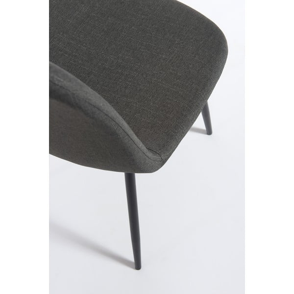 Zestaw 2 ciemnoszarych krzeseł Bonami Essentials Lissy-image-4