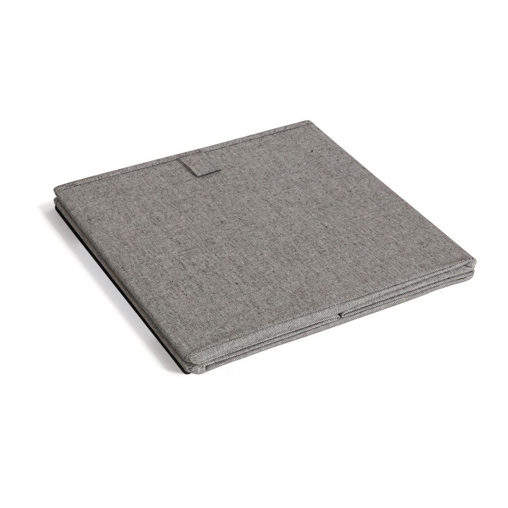 Szary tekstylny pojemnik 32x31,5x31,5 cm Soft Storage Cube – Bigso (zdjęcie 6)