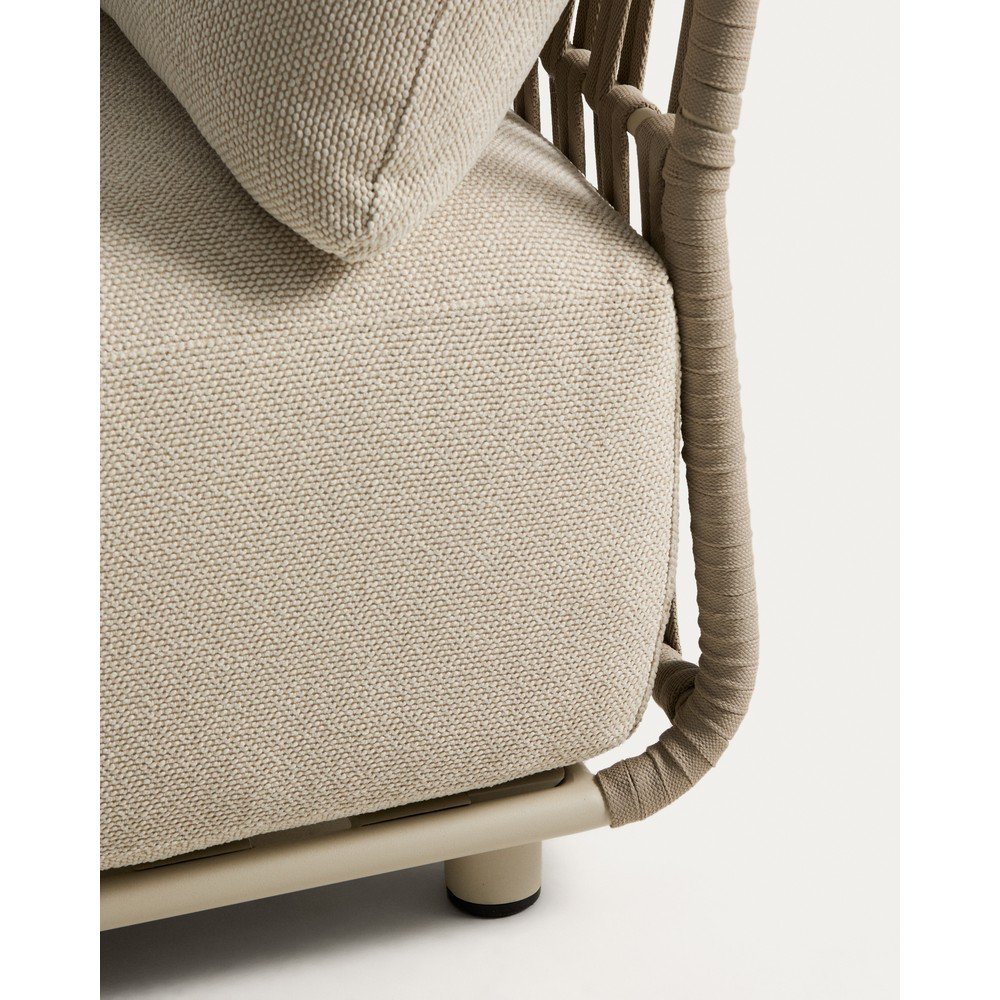 Beżowa/szarobrązowa modułowa sofa ogrodowa 170 cm Osani – Kave Home (zdjęcie 3)