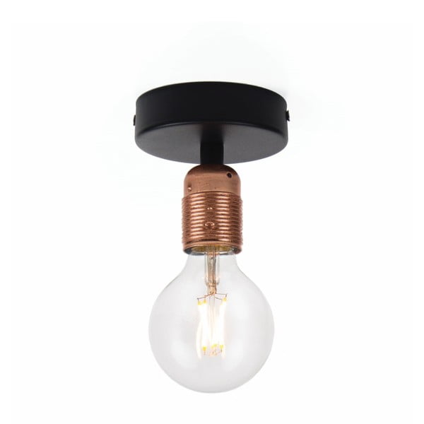 Miedziana lampa sufitowa Bulb Attack Uno Basic