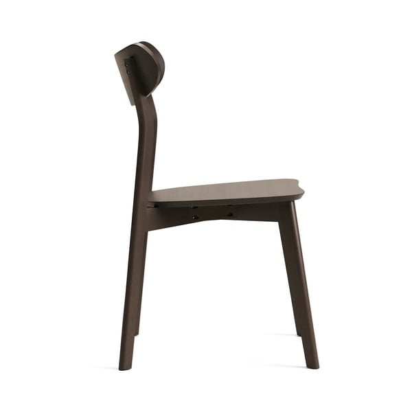 Brązowe krzesła w dekorze dębu zestaw 2 szt. Safina – Kave Home-image-3