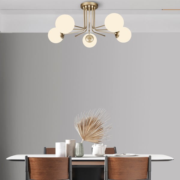 Lampa sufitowa w kolorze złota Squid Lighting Star, wys. 34 cm-image-3