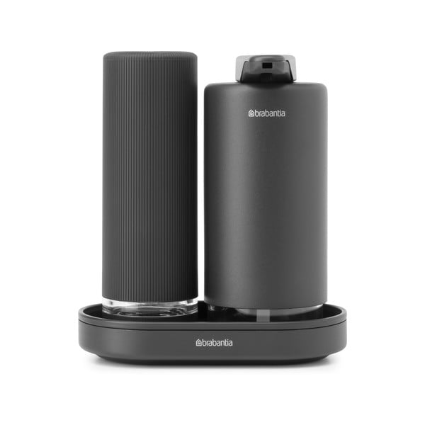 Szary plastikowy stojak na akcesoria do mycia naczyń SinkStyle – Brabantia-image-3