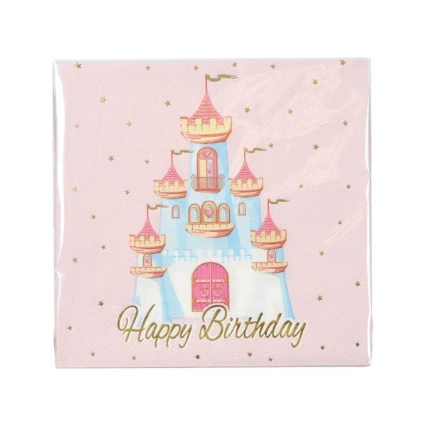 Serwetki zestaw 20 szt. 33x33 cm Princess Horse – Homéa-image-2