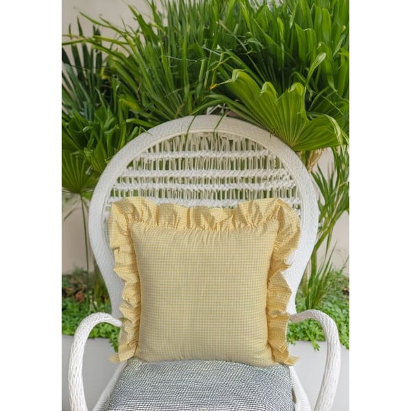 Bawełniana poszewka na poduszkę 45x45 cm Ruffled – Mila Home-image-1