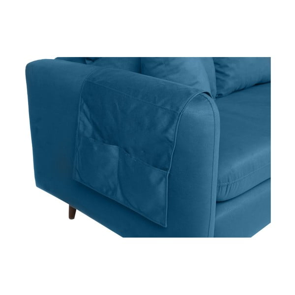 Niebieska sofa 215 cm Sofia – Balcab Home-image-4