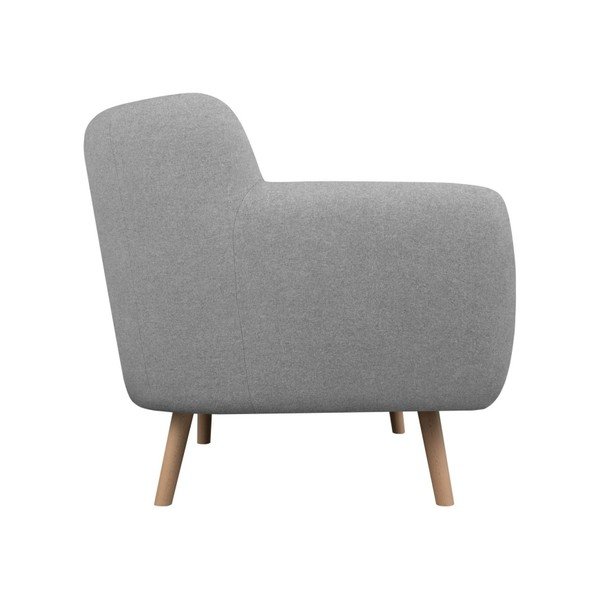 Jasnoszary fotel Kooko Home Pop-image-1