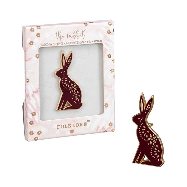 Broszka Folklore Rabbit-image-2