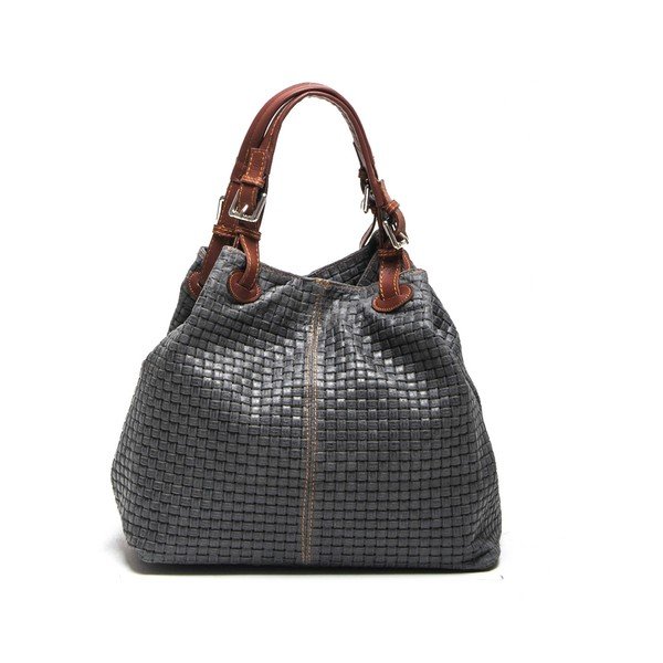 Skórzana torebka Isabella Rhea 858 Grigio-image-2