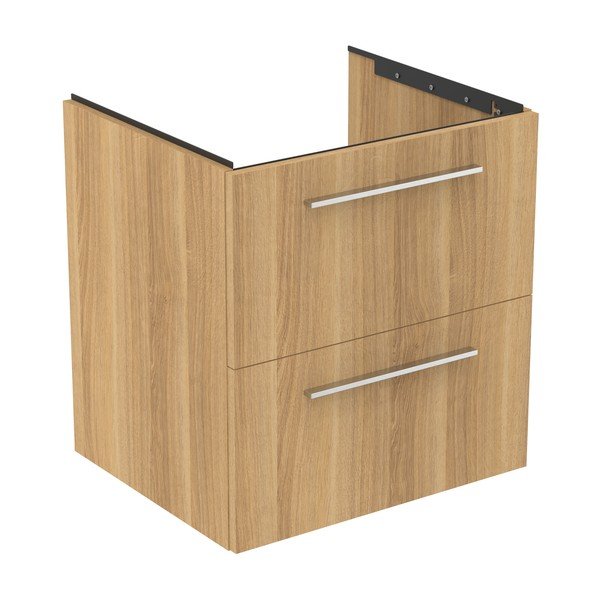 Wisząca szafka pod umywalkę w dekorze dębu 60x63 cm i.Life B – Ideal Standard-image-3