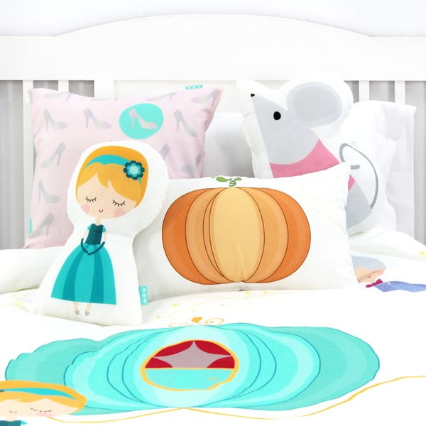 Dziecięca pościel bawełniana z poszewką na poduszkę Mr. Fox Pumpkin, 140x200 cm-image-4