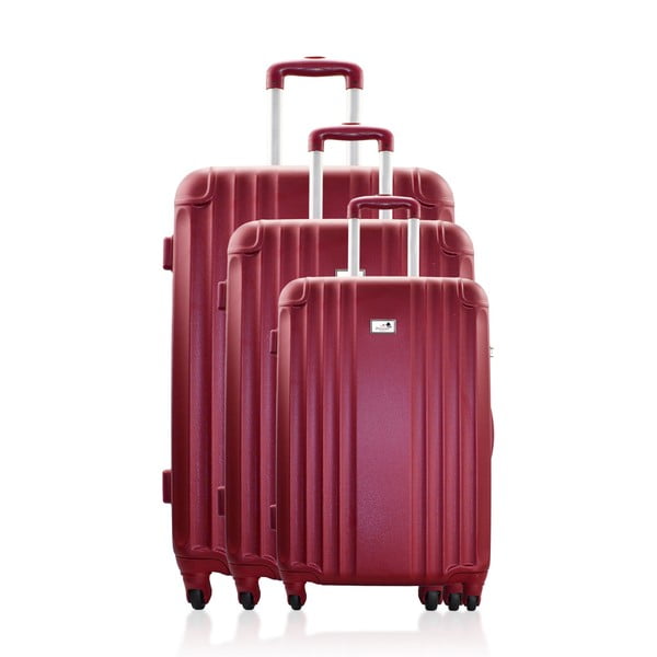 Komplet 3 walizek Valises Avec Red